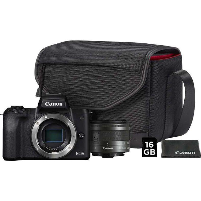 Canon EOS M50 + EF-M 15-45 mm IS STM Value Up Kit